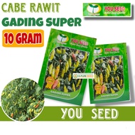 Benih Cabe Rawit GADING SUPER 10 gram Tipe CABE KALIBER Cap You Seed