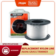 BLACK & DECKER Grass Trimmer Refill Nylon Line A6046-XJ  mesin rumput garis nilon ( A6046 )