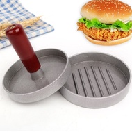 [Ready Stock] Manual Mini Non-Stick Coating Burger Press Meat Pie Press Burger Press Plastic Handle 