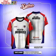 Design August 31st 69 Th Hari Kemerdekaan Day Jersey 2026 New Unisex Sublimation Jersey Malaysia Fam