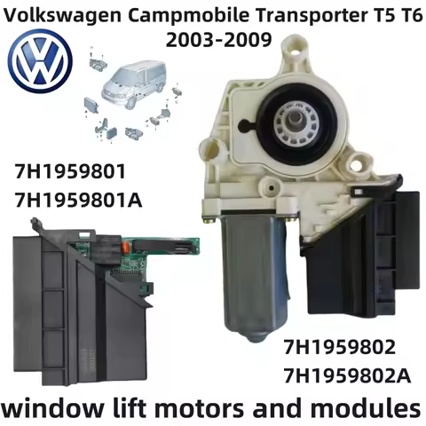For VW Transporter T5 T6 Campmob Typ2/Transp.LT Window lift motor and modules 7H1959801 7H1959801A 7
