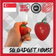 🇸🇬Local Seller🇸🇬 Strawberry Design Lighter / Strawberry Shape Lighter/ Keychain / Strong Flame / But