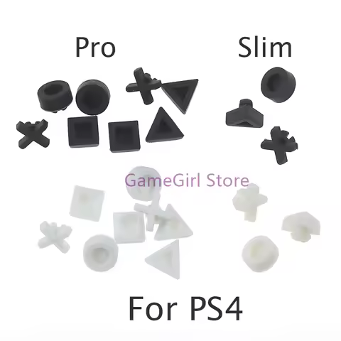 30sets Replacement For PlayStation4 PS4 Pro Slim Console Housing Case Silicone Rubber Bottom Feet Pa