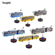 Tooyful RC School Bus 1/32 27MHz Remote Control Bus for Kids, Realistic Lights, Electronic Truck Mod