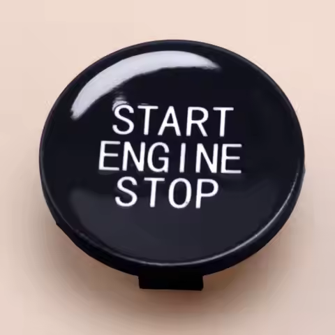 Black Car Start Stop Engine Push Button Trim Cover fit for BMW F40 F44 G20 G22 G14 Z4 G29 X5 G05 X6 