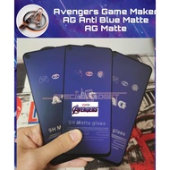 (Avengers Game Make Blue Ray+Matte/HD/No Border/Full Matte) Mi Poco M3 X3 10T F3 Pro/Redmi Note 9/9s