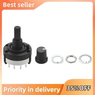 3P4T 3 Pole 4 Position Single  Band  Rotary Switch w Knob