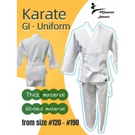 KARATE GI Uniform ribbed material