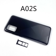 For SAMSUNG Galaxy A02s A025 A025M A025F/DS A025G/DS Phone Housing Frame Battery Back Cover Rear Doo