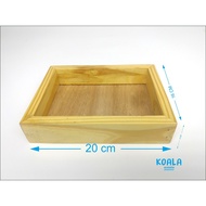 KOTAK SESERAHAN KOTAK FRAME JATI BELANDA 20CM X 16CM
