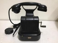 日本電木手搖式古董電話