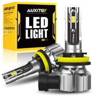 AUXITO 2Pcs 12V H8 H9 H11 LED Fog Light Bulbs PTF H16JP 9005 HB3 9006 HB4 H11 H8 CSP LED Headlight F