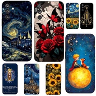 For Samsung Galaxy M16 F16 M36 5G F36 4G M56 F56 5G Case Silicon Cover tpu case Retro flower oil ani