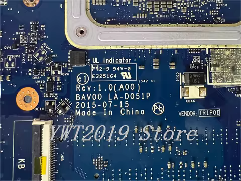 Original For Dell Inspiron 15-5557 14-5457 Laptop Motherboard With I3 I5 I7 CPU GT930 2GB BAV00 LA-D