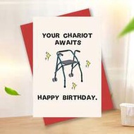 1pc, Funny And Creative Birthday Card Funny Happy Birthday Card For Grandma Grandpa Him Husband Boyf
