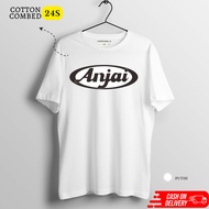 PROMO KAOS PLESETAN LOGO Anjai LOGO LUCU / Kaos Plesetan Lucu Logo Anjai