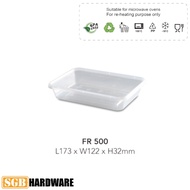Felton Disposable Microwave Rectangular Food Container FR 500 (450mL x 50 pieces) ~
