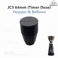 JC3 64mm (Timer Dose) Espreeso Grinder Hopper & Bellows