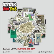 50 pcs Dollars A Stickers Creative Cute Decoration for Notebooks, Skateboards, hp