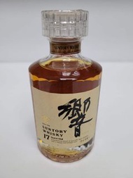 日本威士忌 Hibiki 金花響17 180ml市場罕見細支早期金花版本。