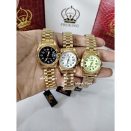 PROKING Women's Analog Watch – Elegant Gold Stainless Steel Number Dial Jam Tangan