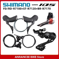 Shimano 105 R7120 R7170 2x1 2S ดิสไฮดรอลิกชุดเบรคเปลี่ยนเกียร์ R7120 R7170 R7100เบรคดิสไฮดรอลิกชุดเป
