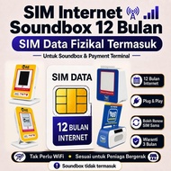 M2M IoT SIM Card Data 12 Bulan for Soundbox & Payment Terminal | TNG MAE QR Soundbox POS Machine