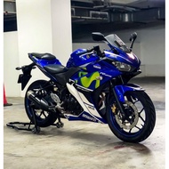 R25 V1 V2 ORIGINAL YAMAHA BODY COVER SET MOVISTAR FULL SET SIAP INNER PNP