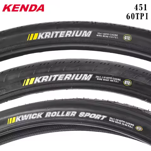 KENDA Kriterium 20inch Bike Tire 451 20*1 20*1 1/8 20* 1-3/8 60TPI 16inch 349 16X1 3/8Folding Bicycl