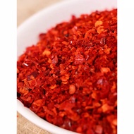 Cabe kering bubuk kasar 250gr  hot jeletot seperempat kg