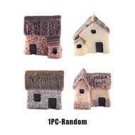 4Pcs/Set Miniatur Micro Landscape Diorama Rumah Villa Batu