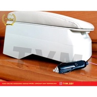 HITAM Hand Armrest / Black Consule box + USB V2 Xpander New Livina Otoproject