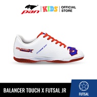 PAN รองเท้าฟุตซอลเด็ก BALANCER TOUCH X FUTSAL JR Futsal Footwear สี WR(ขาวแดง) รหัส PF141B