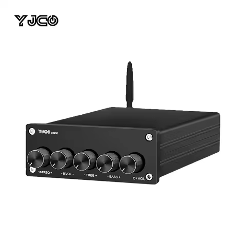 YJCO 2.1 Channel Digital Amplifier TPA3223 Hi-Fi Audio Amp High Power Audiophile Grade Optical Bluet