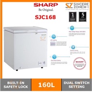 [FOR KLANG VALLEY ONLY] SHARP SJC168 160L Dual Function Chest Freezer