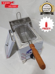 SINGLE DEEP FRYER (GAS TYPE) PURE STAINLESS