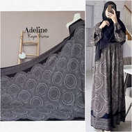 (Price 0.5m) ADELINE BATIK Ethnic MOTIF VISCOSE RAYON Fabric