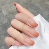 Fake Nail Cute Short Nail Long Nail Fresh Nail Sticker Fake Nail with Glue False Nails