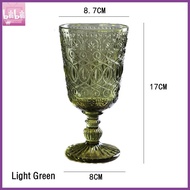 Modern Embossed Crystal Ace Pattern Goblet Water Crystal Wine Glass Goblet Glass Glassware 350m