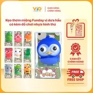 Funday watermelon flavored mouth freshener with animal-shaped plastic toy