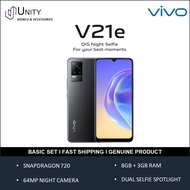 vivo V21e Smartphone (8GB + 128GB/Snapdragon 720G/6.44" AMOLED/64MP Tiple Camera/44MP)