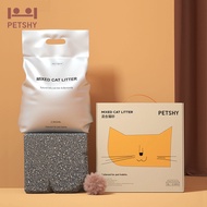 Petshy/Pidan天然混合豆腐猫砂细砂 6L/2.5kg± 混合膨润土除臭因子无尘 Petshy Mixed Tofu Cat Litter 6L/2.5kg± Dust Free Benton