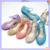 Baju Baby Girl Frozen 2 Elsa Anna Princess Shoes Kids Girls Crystal Jelly Sandals Princess Elsa Role