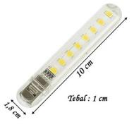 MATA Super Bright USB 8 Eyes LED Light 8 Eyes USB Lamp