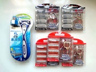 Schick X EVA 新世紀福音戰士 水次元 HYDRO 5 剃鬚刀、補充刀片、綾波麗 防塵耳機塞 擺設企座、evangelion 手機扣環