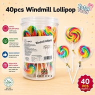 Windmill Lollipop Rainbow Candy Ali Hepin 40pcs