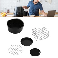 yekastore AYNEFY Rack Set for 7 Inch Fryer Chefs Air Accessories  Kitchen Hepler Bakingfor