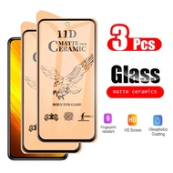3 In 1 Redmi 12 5G Full Cover Ceramic Tempered Glass for Redmi Note 12s 11 Pro 11S 12 4G 5G 10 10s 9T Matte Screen Protector
