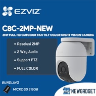 EZVIZ C8C-2MP-NEW 2MP OUTDOOR PAN TILT COLOR NIGHT WIFI CAMERA FREE MICRO SD 512GB