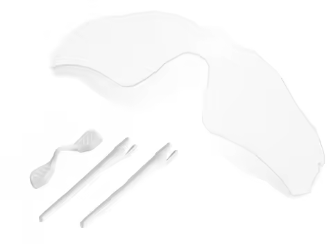 Glintbay Polarized Lenses with Nosepads and Earsocks Replacement for Oakley Radar EV Path XS OJ9001 